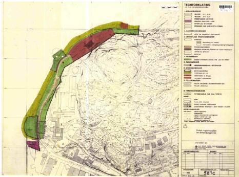 Side 3 Planområdet, eksisterende forhold Planområdet omfatter eiendommene gnr/bnr 414/1. Eiendommen er lokalisert på Ladehammer halvøy som ligger i Trondheim kommune.