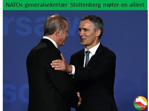 Bilde 12. NATOs generalsekretær Jens Stoltenberg har møtt president Erdogan flere ganger både før og etter at Tyrkia i juli 2015 starta sin nye «krig mot terror».