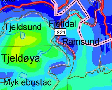 Ut fra at klimaprofil Nordland er det lite trolig at sterk vind vil øke med åra. 8.