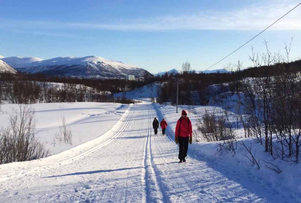 I tråd med Tromsømarkaprosjektets filosofi om positiv tilrettelegging fremfor regulering, og utprøving av nye tiltak, ble det vinteren 2011/12 startet et arbeid med å prøve ut et såkalt snøfortau