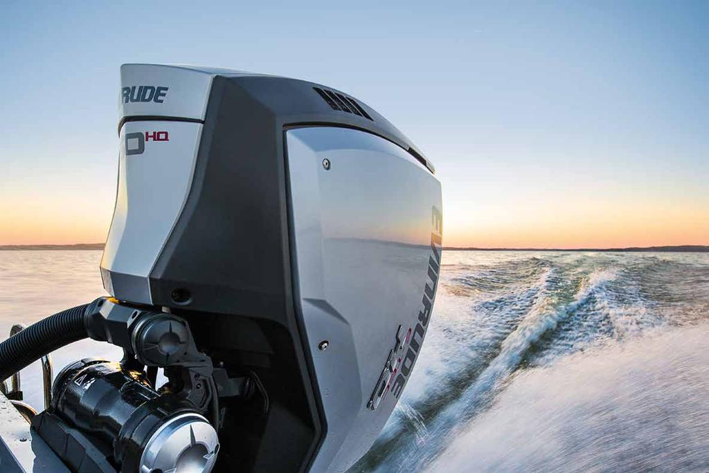 NORDKAPP VELGER EVINRUDE Evinrude G2 5 år/500 timers serviceintervaller Så ren at den oppfyller