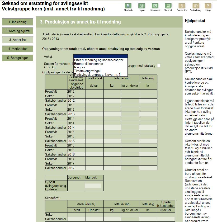 Produksjon av annet frø til modning, side 3