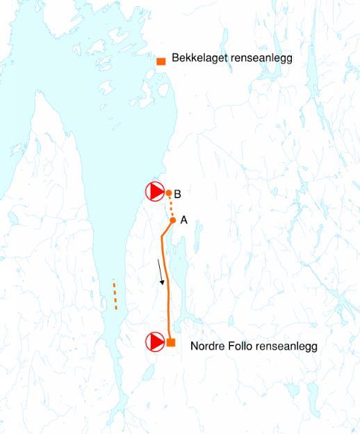 1 000 meter sjøledning 7,5 50 til 150 meters dyp Operasjon heving og 5 forlengelse sjøledning Tunell fra Trollåsen (A) til NFR Tunell i fjell, ca.