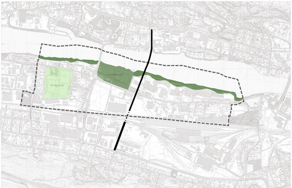 Gjennomførte utredninger: c) Blå/grønn struktur Den største forskjellen på utviklingsretningene er