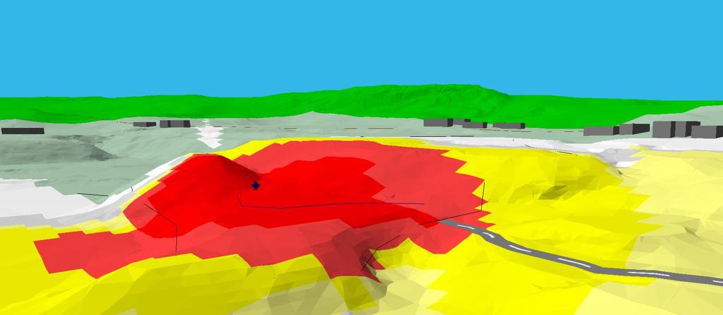 4 RESULTATER OG VURDERINGER 4.1 Dagens situasjon (vedlegg 1) Terrenget innenfor planområdet stiger fra adkomstveien og ca. 12 m opp mot boligen, se Figur 2.