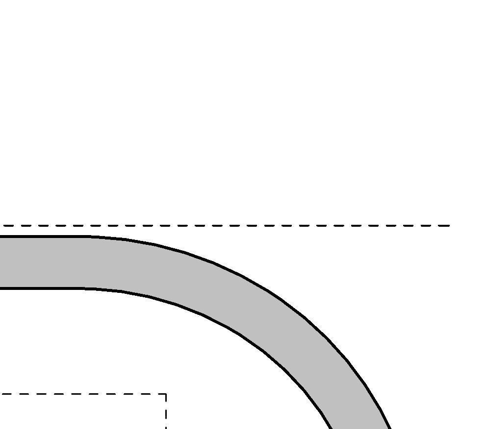 Styrkeklasse H2. Ikke ettergivende betongrekkverk 11. Portalfront Traktform er innført av hensyn til innføring av vegrekkverk i portal. Se HB N101 pkt.