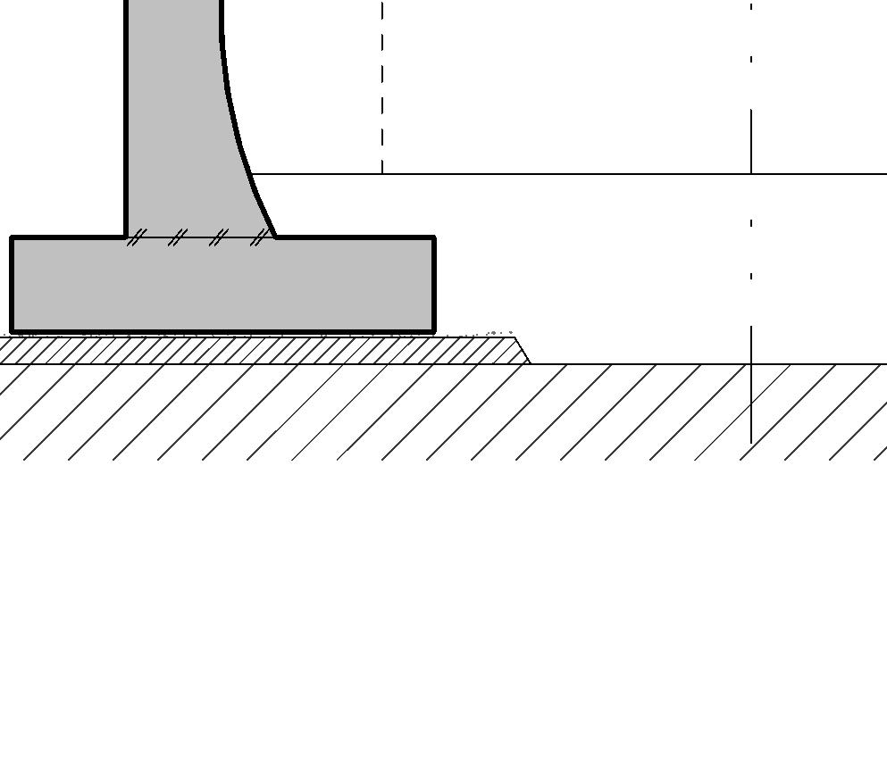 Generelt Plasstøpt slakkarmert portal. Veg: fartsgrense 90. km/t, ÅDT 3700, Vegtype H3 1. Grunnlag Bruprosjektering HB N400 2015 2. Fundamentering Såle på sprengsteinsfylling over berg. 3. Betongfasthet B45 SV-Standard.