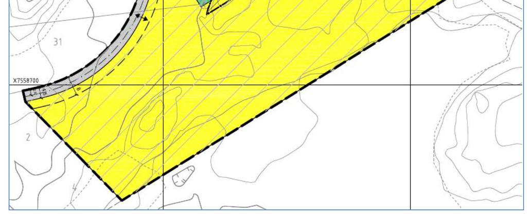 Det tillates etablert avkjørselsvei til Vei 1. 6.4 Byggegrense mot senterlinje Vei 1 er 8,0 m. 6.5 For de tomter som grenser til Vei 1 gjelder: Eventuelle gjerder må ikke bygges nærmere enn 3,0 m målt fra veibanens/fortauets ytterkant.