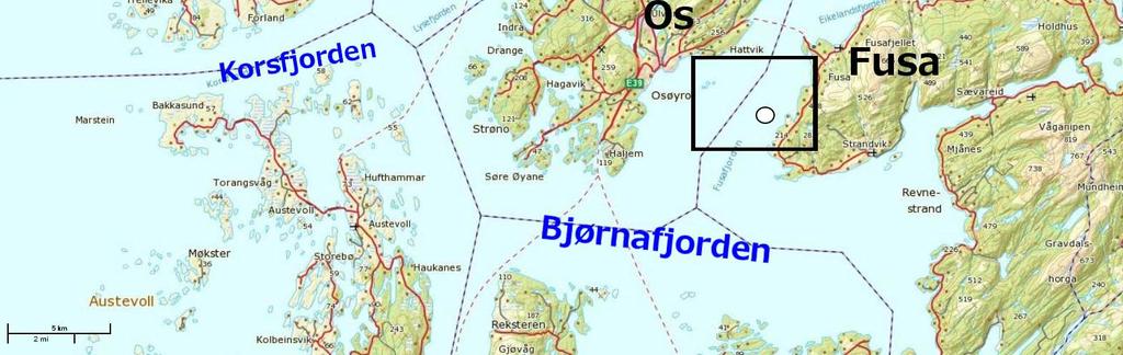 Det ble tatt prøver fra en stasjon ved anlegget, en i overgangssonen og en stasjon i dypet av fjorden. Innsamlingen ble gjennomført av Torben Lode og Einar Bye-Ingebrigtsen fra SAM-Marin.