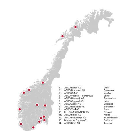 ASKO er landsdekkende - lokalt