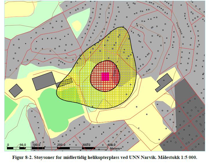 Støyberegninger Det er utført støyberegninger av Sintef ihht T-1442/2012. Rapporten er vedlagt denne søknaden.