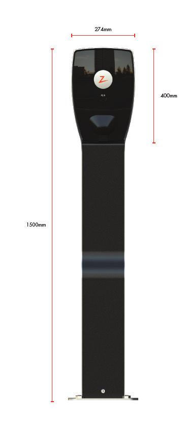 COLUMN ZapCharger PRO passer