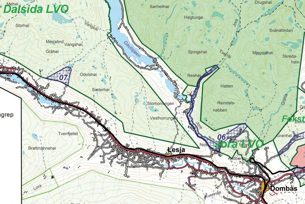 - Verneforskrift for Jora landskapsvernområde av 3. mai 2002. - Verneforskrift for Dalsida landskapsvernområde av 3. mai 2002. - Forvaltningsplan for verneområdene på Dovrefjell, vedtatt 8.