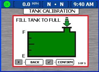 a b c d e f a - Tom tank b - Fyll til 25 % av full tank c - Fyll til 50 % av full tank 27066 d - Fyll til 75 % av full tank e - Fyll til 100 % av full tank f -