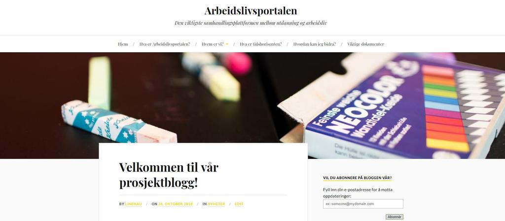 Følg oss på blogg.hioa.