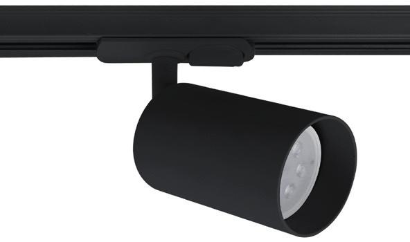 VOX track lighting - Spotter Passer til både utenpåliggende - og innfellbar skinne Bocca Spot - Hvit 1 x GU10 LED 10W maks. - ekskl. H: 13,7 B: 6,2 D: 8,0 Art.