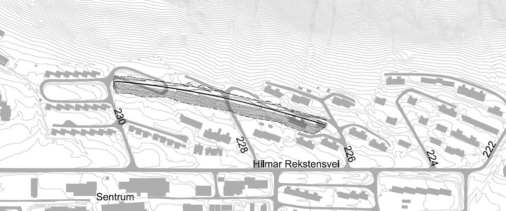 5.3 Sikringsløsning KB2_01: Støtteforbygninger og fangvoll over sentrumsområdet Denne sikringsløsningen består av elementene vist i Tabell 7. Tabell 7: Elementer som inngår i sikringsløsning KB2_01.