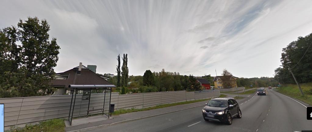 Rv. 706 Osloveien v/sivert Dahlens veg. Foto: Google Maps Miljøpakken i Trondheim har gjort det mulig å gjennomføre noen støytiltak utover kravene i forurensningsforskriften og anbefalingene i T-1442.