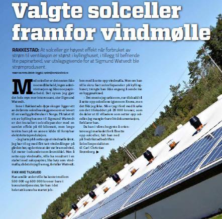 Rakkestad: Solceller på