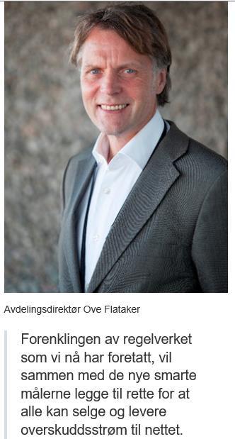 Plusskundeordningen Produksjon til eget forbruk tidvis overskuddskraft.