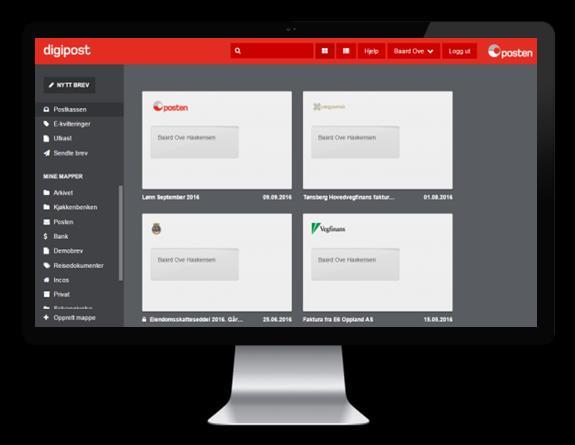 Digipost til nettbank