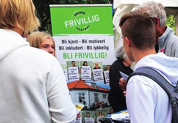 Enkeltstående arrangementer: Kunnskap i sentrum Frivilligsentralen på stand kl 9-19 og dugnadsoppgaver kl 06-20 på