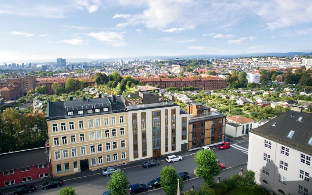Velkommen til Rosenhoffgata 14 I dette tradisjonelle arbeiderstrøket på Oslos østkant, preget av eldre bygninger og bygårder, skal det bygges 15 nye leiligheter i et 5 etg høyt bygg.