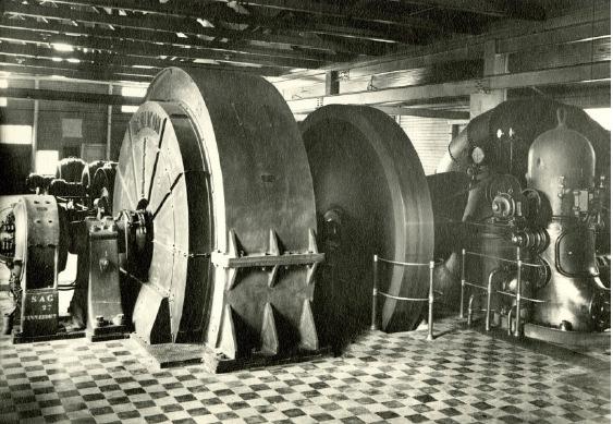 Figur 22. Fagerli kraftverk. Ca 1910. Kilde: SKS: Under 1. verdenskrig blokkerte England for eksport av kull til Norge. Dette skapte store problemer for smeltehyttas behov for kull og koks.
