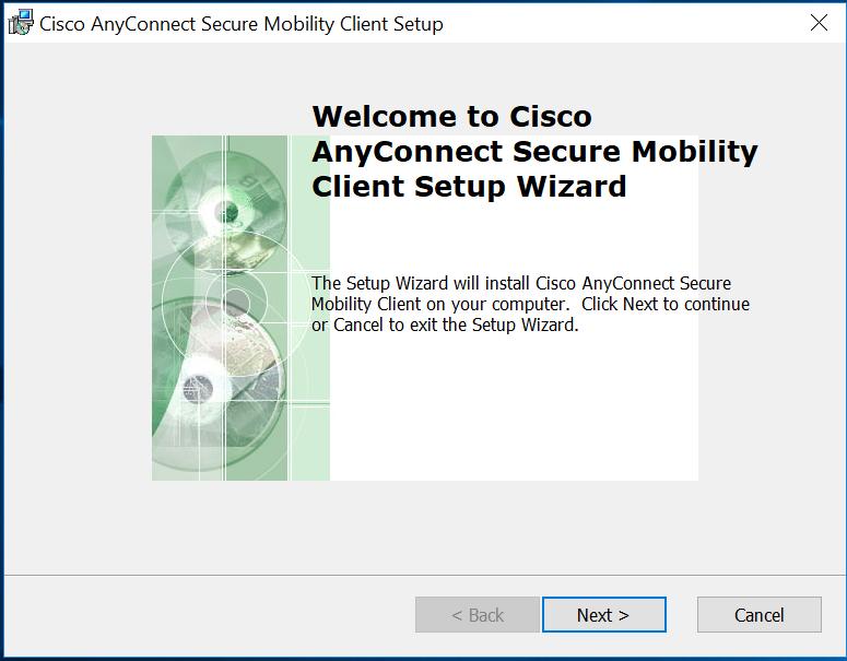 Cisco AnyConnect Secure Mobility Client Remote Desktop programvare Følgende figur viser prinsippet: Du kobler deg først mot SAFE med programvaren Cisco AnyConnect Secure Mobility Client.