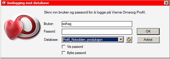 Tilgang til programmer i Sikker sone: Du finner programmene inn under Startmeny. Eks.