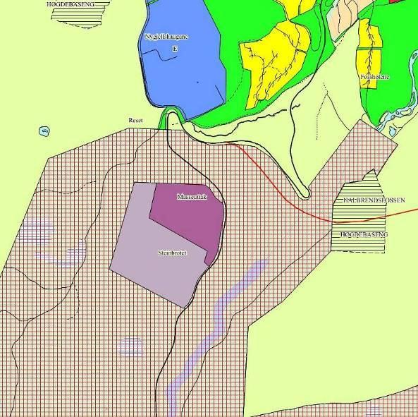 Figur 5-12 Flyfoto av området på Reset.