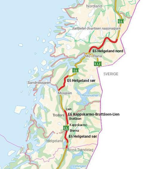 STATENS VEGVESEN E6 Helgeland Ny kontraktsform og konkurransepreget dialog