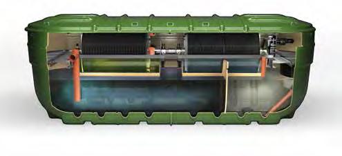 og effektiv rensing Lave driftskostnader Lukt- og støyfri Avtagbart lokk for enkel tilkomst for drift og slamtømming Alt i én tank - leveres direkte til installasjonsstedet Spesialtilpasset teknisk