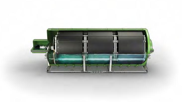 Modulært system Tekniske spesifikasjoner Modell Volum (l/day) BOF (kg/day) Lengde Bredde Høyde Vekt (kg) Motort-effekt RBC250 50,000 15 6,700