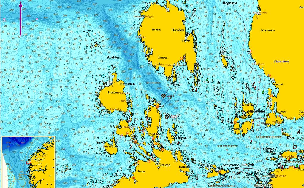 Figur 2.1. Oversiktskart over Hellefjorden.
