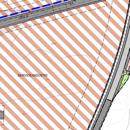 byggjehøgda for delar av arealet, dette vil bli vurdert i plandokumenta.