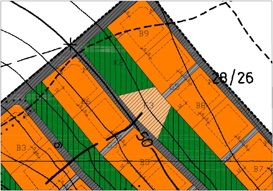 Felles gangareal, G1 G6 Formål og utnyttelse Området reguleres til felles gangareal for hele hytteområdet.