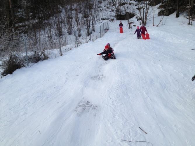 Selv om det har vært lite snø har vi både akt og gått mye på ski. stund der de lærer og undrer seg. Den siste uken i januar har Bjørnebarna eget opplegg om verdensrommet.