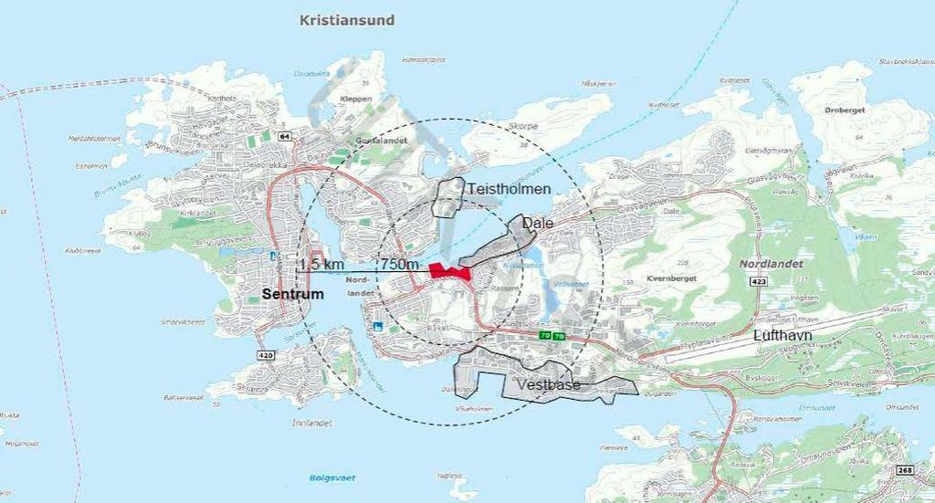 Beliggenhet Ledige kontorlokaler med fantastisk utsikt og beliggenhet sentralt i hjertet av Kristiansund!