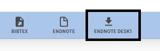 ORIA Søk i Oria Klikk på de tre prikkene ytterst til høyre i den posten du vil ha inn i EndNote, og velg EndNote Desktop fra menyen som da kommer fram: -->