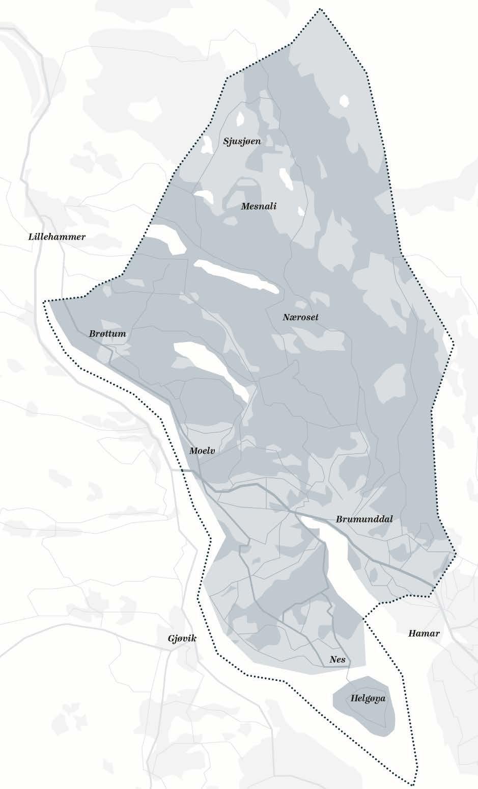 Ringsaker kommune Innlandets største kommune 34 151 innbyggere 1280 km 2