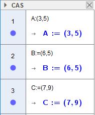 Oppgave (5 poeng) En ABC har hjørnene, 5 A, B 6, 5 og 7, 9 C.