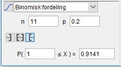 a) Forklar at sannsynligheten alltid er p 0, for at neste sang som blir spilt, er med Kygo. Det er alltid fire gunstige sanger for Kygo av 0 mulige sanger.