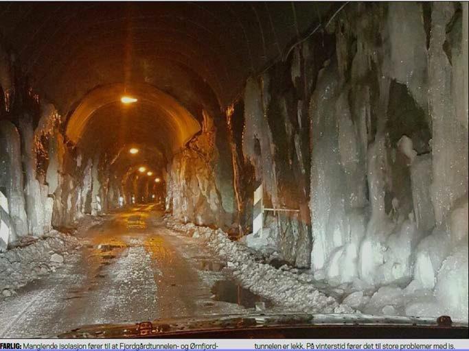 2. Innledning Fylkeskommunens 40 tunneler har viktig funksjon i transportsystemet. Tunnelene bidrar til forutsigbarhet og transportruter for næringslivet, og til enklere liv for fylkets innbyggere.