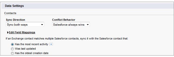 Lightning Sync: Synkroniserer selgernes Microsoft - eller Google-elementer til Salesforce 3. Skriv inn navnet på konfigurasjonen.