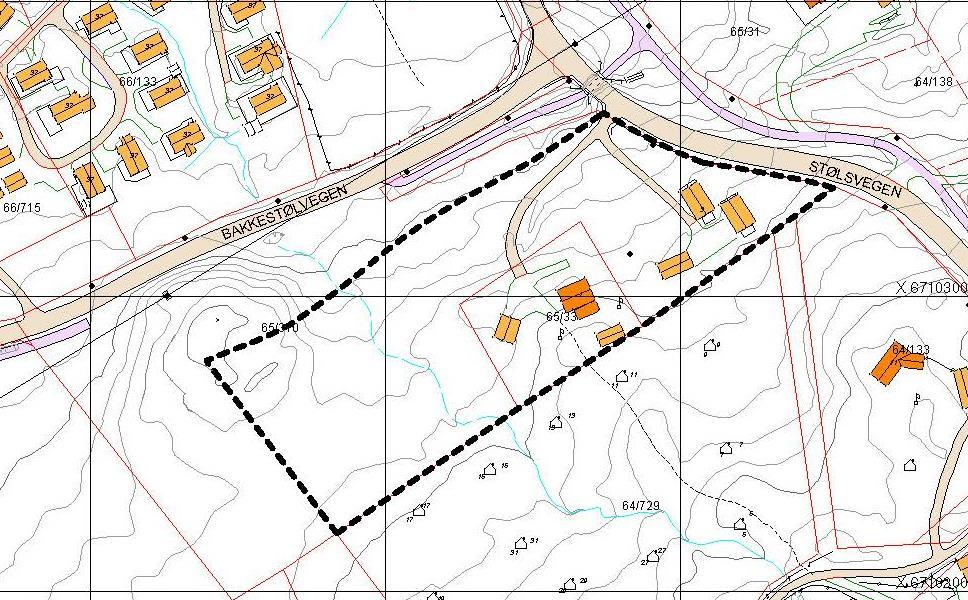 Planbeskrivelse 6 2 PLANOMRÅDET, EKSISTERENDE FORHOLD 2.1 Beliggenhet og størrelse Planområdet ligger i Vestlia på Geilo, sør for Geilo sentrum med adkomst fra Stølsvegen.