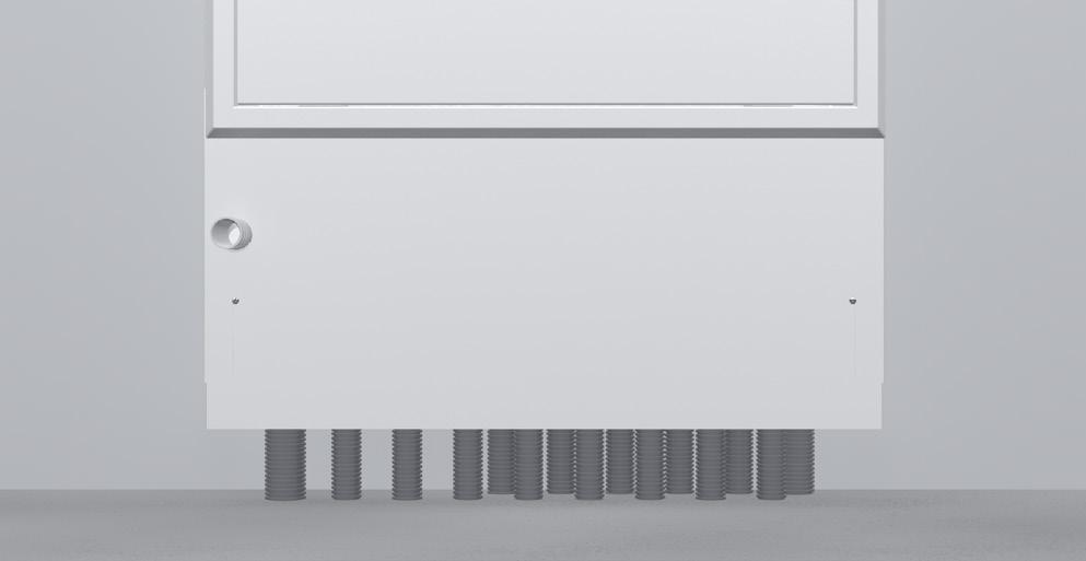 LK ramme/luke UNI INB 14c - Montering av ramme/luke UNI TAK Dette produktet er bare for fordelerskap UNI 350 og 550.