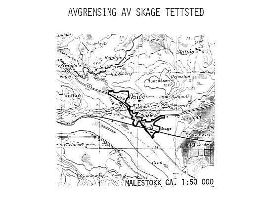 navn. Skiltingen ble endret for ca 50 år siden. Sentrumsområdet har endret karakter de siste tiårene.