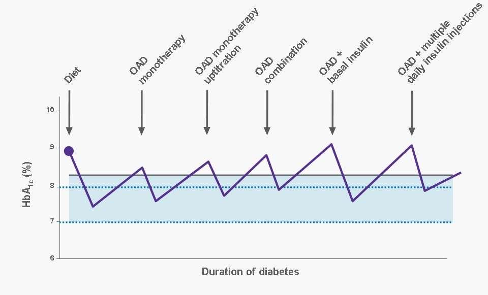 En vanlig diabeteskarriere Del Prato S.