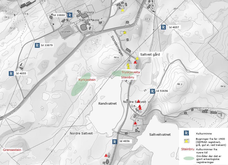 24 6.1.2 Underalternativ 1B I underalternativ 1B går vegen litt lenger øst for Fagerheim gård, enn i underalternativ 1A.